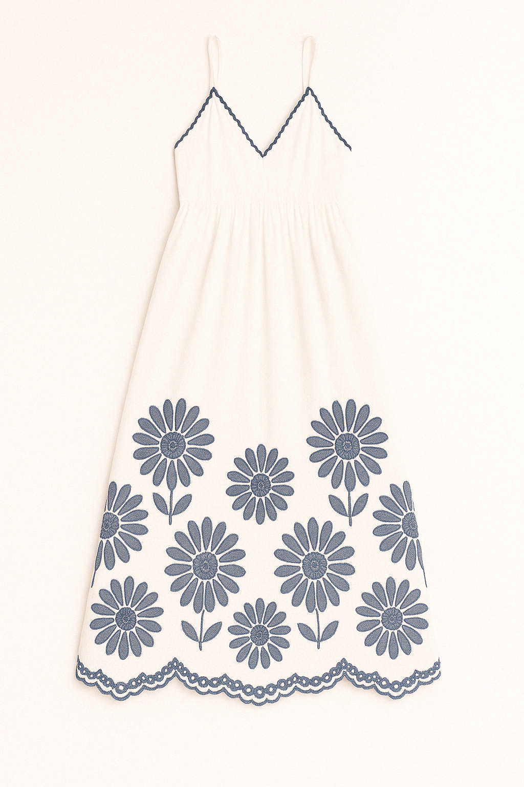 Floral Embroidered Maxi Dress
