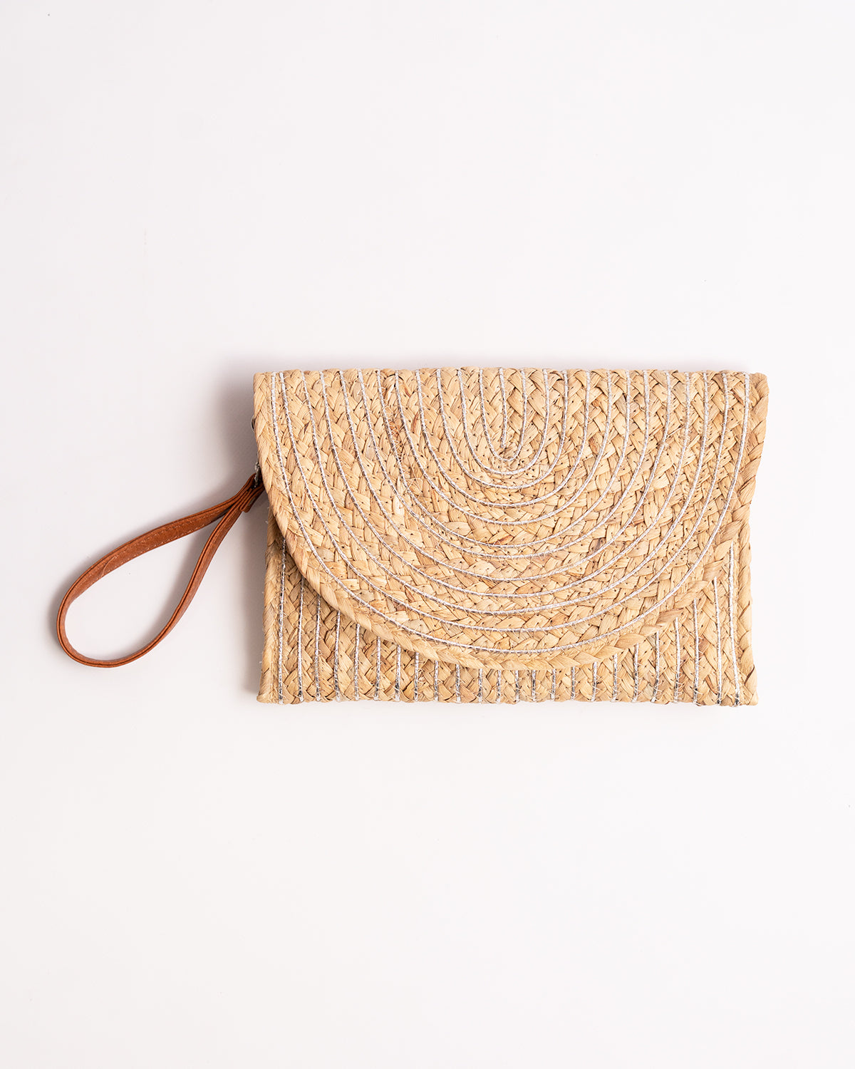 Palm Weave Clutch