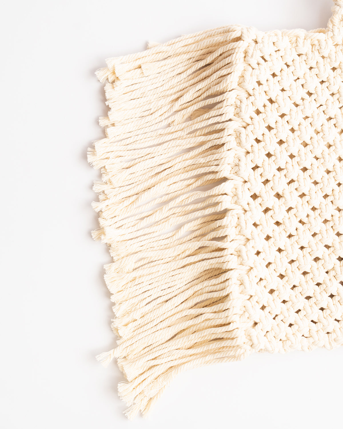 Woven Fringe Handbag