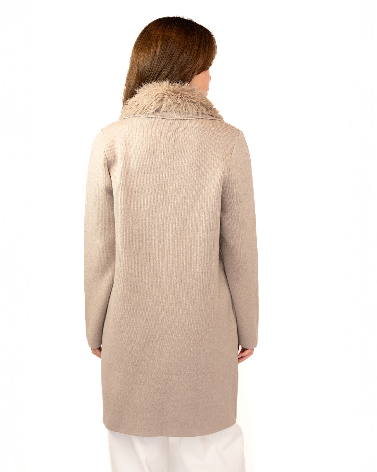 Cardigan With Fur