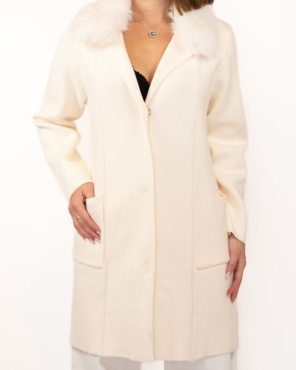 Cardigan With Fur