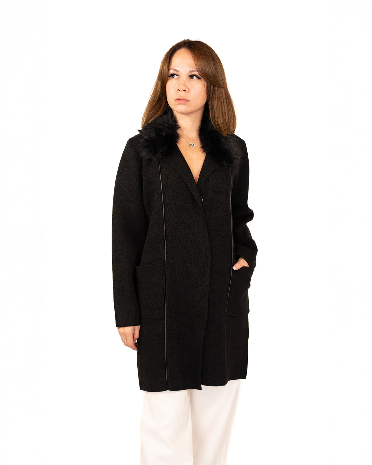 Cardigan With Fur