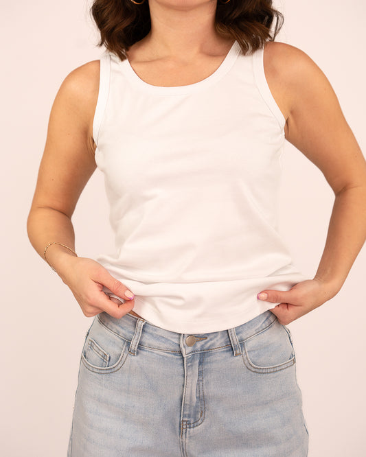 Basic White Tank