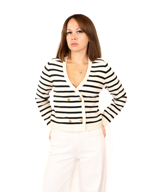 Striped Cardigan
