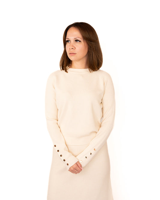 Knit Sweater With Buttons