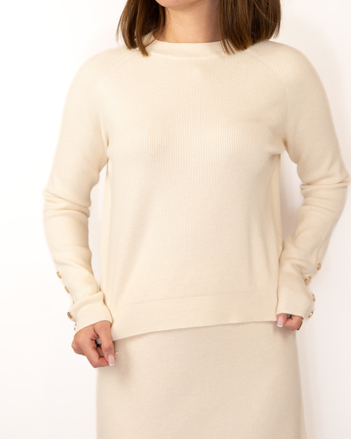 Knit Sweater With Buttons