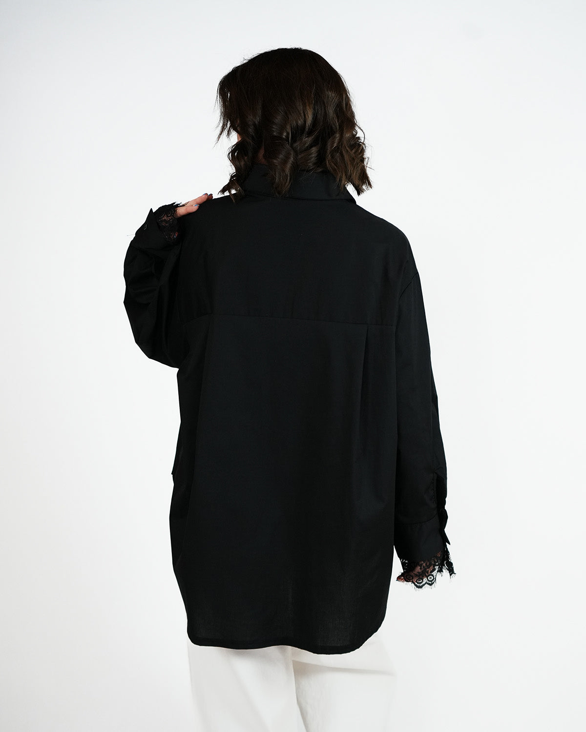 Lace Panel Shirt