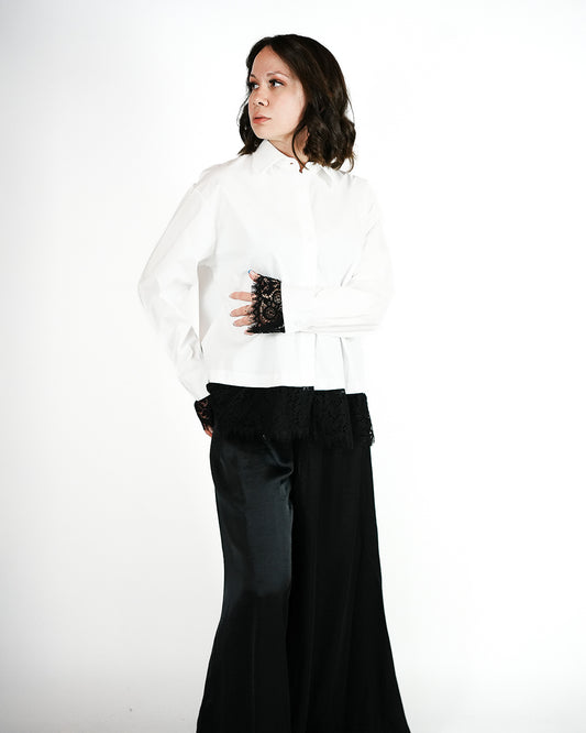 Minimal Lace Shirt