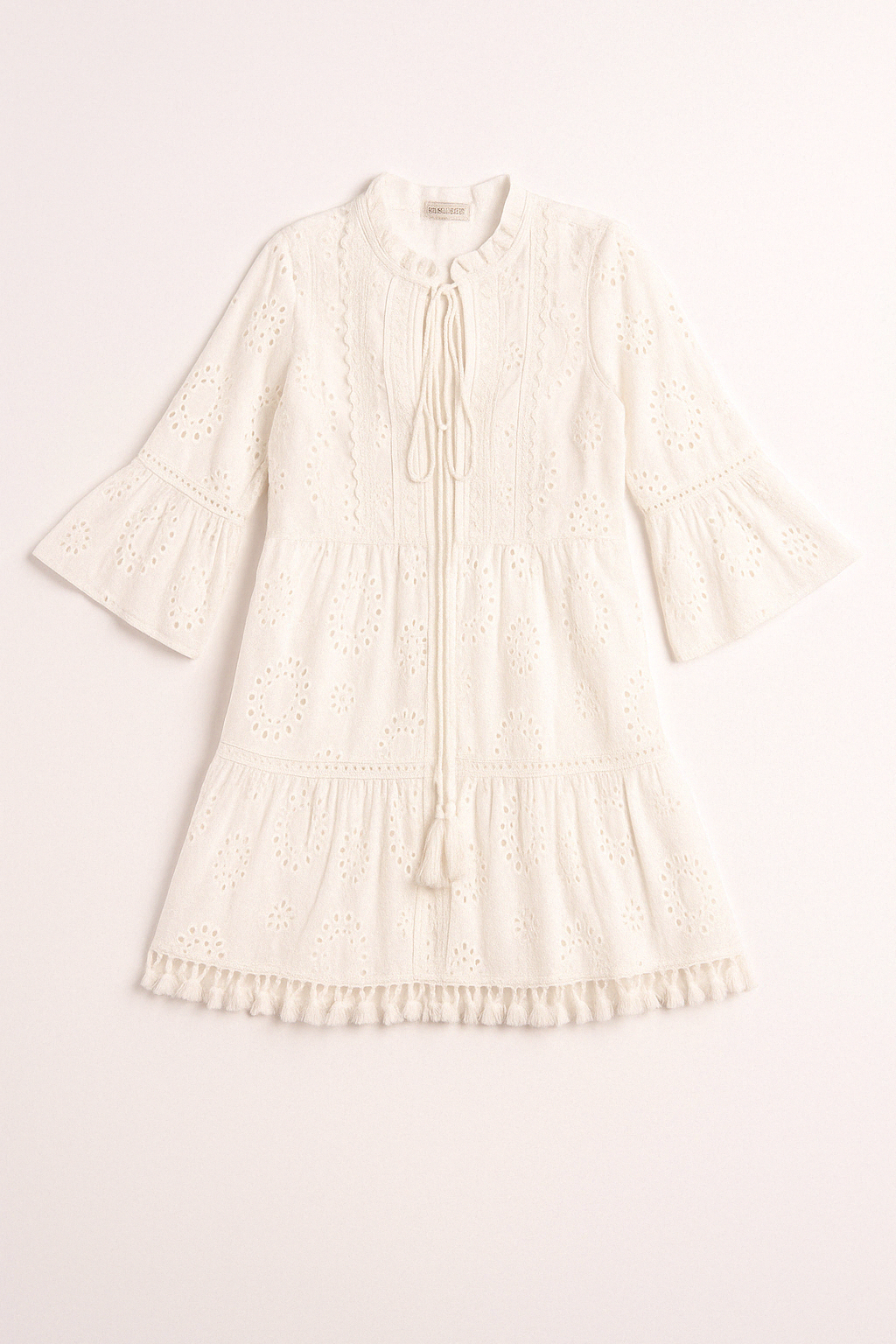 Boho Lace Mini Dress